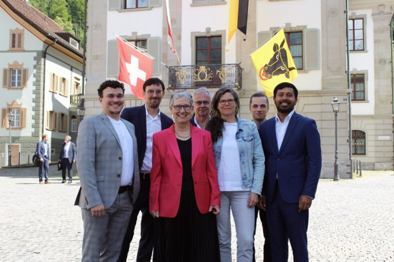 Abbildung 1: Die neu gewählte Landratsfraktion SP/GRÜNE.