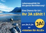 Abbildung 5: Abstimmungskampagne «Isleten für alle».